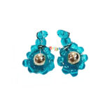 KB19-SB A Pair of Skyblue Sticky EarRing For Laddu Gopal Ji