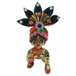 Blue Stone Morphankh Pugree for Gopal Ji (No- 4 to 5)