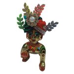 Red Multi Pugree for Laddu Gopal Ji (No- 4 to 5)