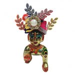 Magenta Multi Pugree for Laddu Gopal Ji (No- 4 to 5)