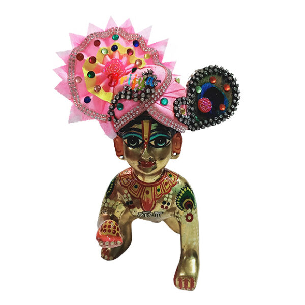 Pink Multi Pugree for Kanha Ji