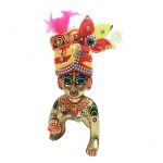 Red Yellow Woolen Pugree for Kanha Ji