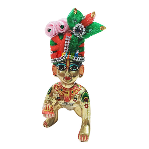 Red Green Woolen Pugree for Kanha Ji