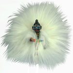 White fur dress for 1-2-3 no. Gopal Ji