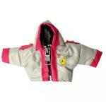 Grey Pink Jacket For Ladoo Gopal Ji No (4 to 5)