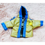 Mehndi Puffer Jacket For Laddu Gopal Ji No (2 to 3)