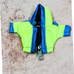 Parrot Green Puffer Jacket For Laddu Gopal Ji (2 to 3)