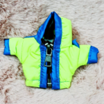 Parrot Green Puffer Jacket For Laddu Gopal Ji (2 to 3) - Image 2