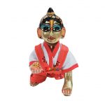 Beautiful Red White Jump Sute For Laddu Gopal Ji