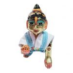 White Skyblue Jump Suit For Laddu Gopal Ji
