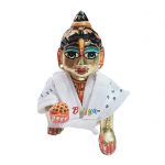 White Black Jump Suit For Laddu Gopal Ji