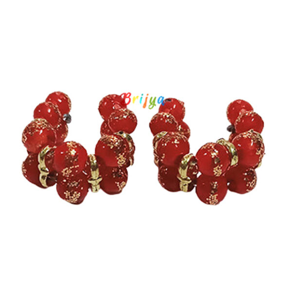 Beautiful Red Beads Krishna Bracelet 