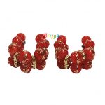 Beautiful Red Beads Krishna Bracelet 