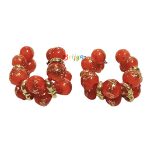 Beautiful Orange Beads Krishna Bracelet