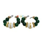 Beautiful Green White Bal Gopal Bangle