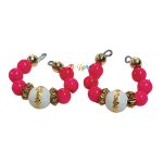 Beautiful Pink White Bal Gopal Bangle