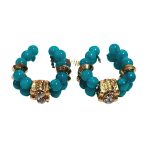 Skyblue Pearl White Stone Gopal Ji Kangan