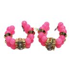 Pink Pearl White Stone Gopal Ji Kangan