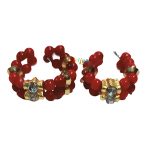 Red Pearl White Stone Gopal Ji Kangan