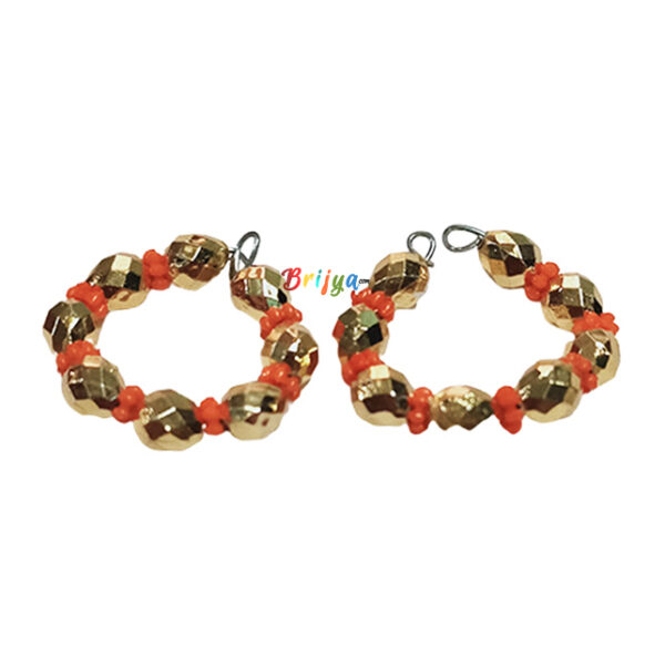 Golden Orange Pearl Ladoo Gopal Ji Kangan