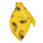 Green Radhe Radhe Printed Japa Mala Bag