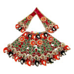 Heavy Kalabattu Pearl Work Rani Lenhga Pakta Durga Ji Set