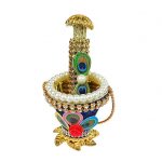 Beautiful Heavy Stone Work Bucket & Pichkari For Kanha Ji