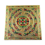 Beautiful Wooden Meenakari Puja Chowki