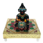 Beautiful Wooden Meenakari Small Puja Chowki