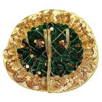 Green Velvet Heavy Lace Sitara Work Gopal Ji Poshak