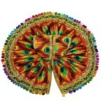 Morphankh Design Brown dress for Laddu Gopal Ji