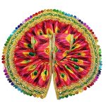 Morphankh Design Pink dress for Laddu Gopal Ji