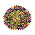 Multi Blue Colour Velvet Poshak For Laddu Gopal Ji