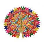 Multi Pink Colour Velvet Poshak For Laddu Gopal Ji