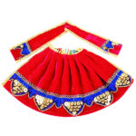 Rani Shaneel Lace Work Durga Mata Lehnga Patka Set