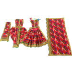 Radhe Radhe Carrot Print Yugal Jodi Dress