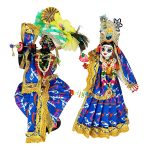 Radhe Radhe Blue Print Yugal Jodi Dress