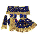 Heavy Lace Sitra Work Red Radha Krishna Dress