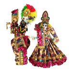 Beautiful Creem Printed Frill Lace Work RK Vastra