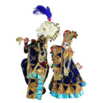 Blue Heavy Sitara Pearl Work Yugal Jodi Dress