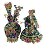 Designer Green Heavy Hand Embroidery Dress For Yugal Jodi Sarkar