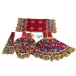 Designer Orange Heavy Hand Embroidery Dress For Yugal Jodi Sarkar