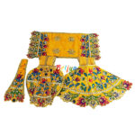 Designer Yellow Heavy Hand Embroidery Dress For Yugal Jodi Sarkar