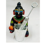 White Metal Holi Special Bucket & Pichkari For Laddu Gopal Ji