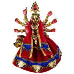 Rani Shaneel Lace Work Durga Mata Lehnga Patka Set