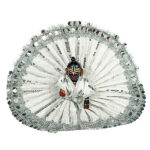 Beautiful White Sitra Thread Work For Laddu Gopal Ji