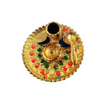 Golden Bhojan Thali Toy Set For Laddu Gopal Ji