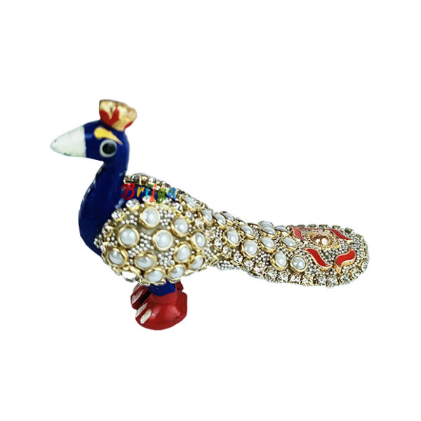 Beautiful Peacock Heavy Stone Toy For Laddu Gopal Ji