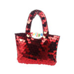 Red Sequence Handbag for Radha Rani & Devi Idol