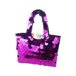 Purple Sequence Handbag for Radha Rani & Devi Idol